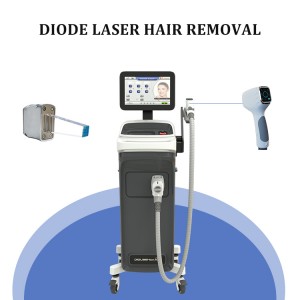 Three-wavelength 1064nm 755nm 808nm diode laser hair removal machine