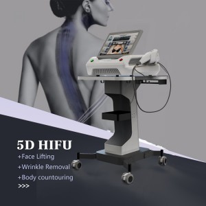 5D HIFU beauty skin tightening machine face lifting equipment