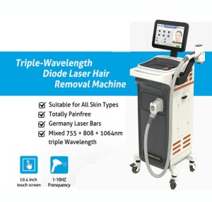 808 755 1064 diode painless laser hair removal machine