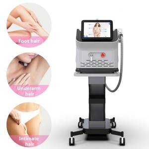Diode Laser Painless Machine Single Handle Portable Laser Hair Removal For Black Skin
