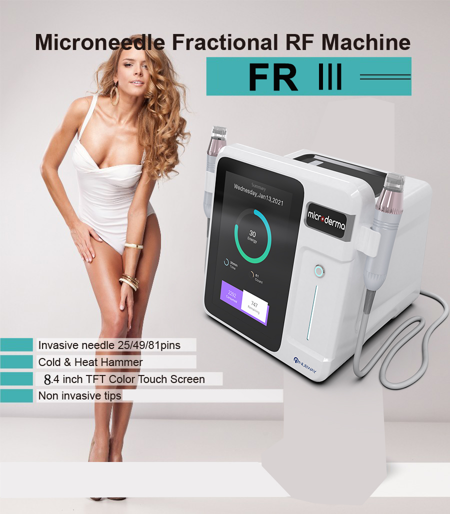Factory Price fractional portable microneedle fractionlal rf skin tender best rf epilation face lift microcurrent bio facial machine