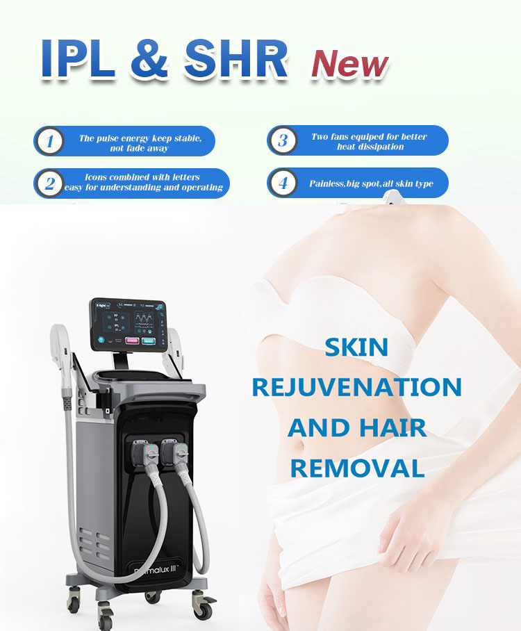 IPL&SHR&Elight hair removal skin rejuvenation machine