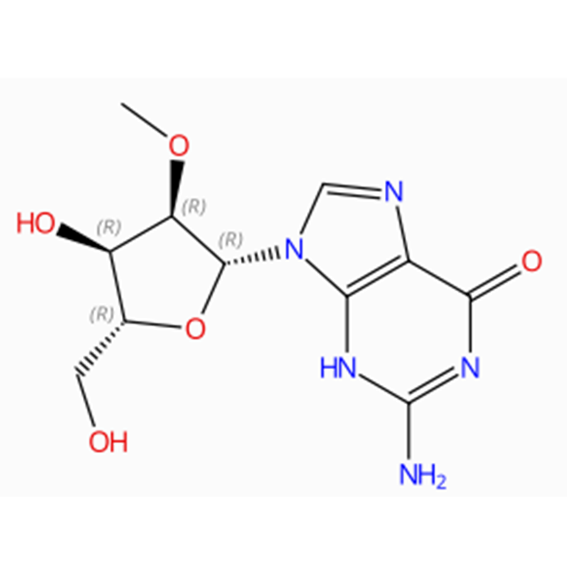 C11H15N5O5 Guanosine, 2′ -O-methyl- (7CI, 8CI, 9CI, ACI)