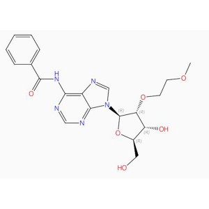 C20H23N5O6 Adenosine, N-benzoyl-2′-O-(2-methoxyethyl)- (9CI, ACI)