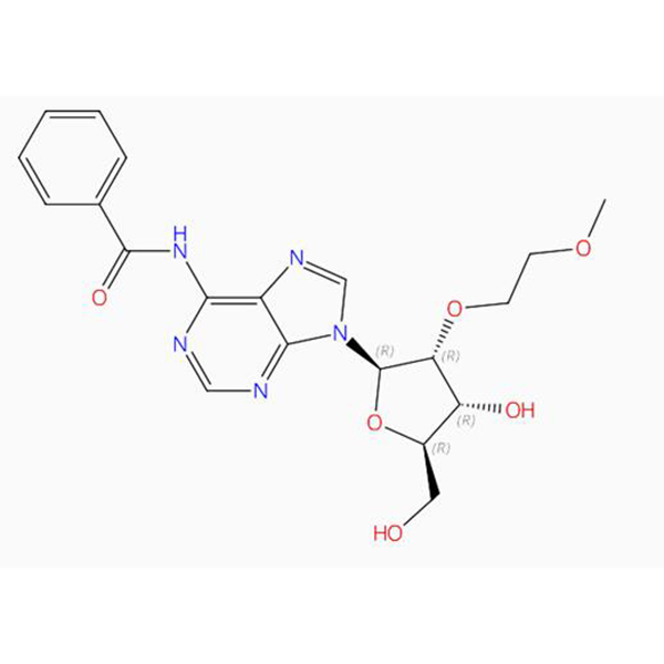 C20H23N5O6 Adenosine, N-benzoyl-2′-O-(2-methoxyethyl)- (9CI, ACI)