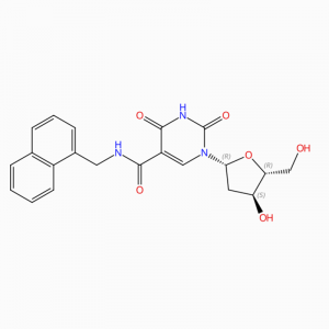 C21H21N3O6 Thymidine, α – [(1-naphthalenylmethyl)amino]- α -oxo- (ACI)