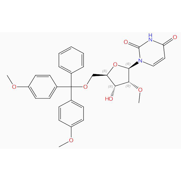 C31H32N2O8 Uridina, 5′-O-[bis(4-metossifenil)fenilmetil]-2′-O-metil- (9C I, ACI)