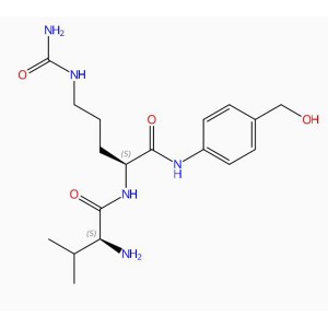 L-Ornithinamide, L-valyl-N5-(aminocarbonyl)-N-[4-(hydroxymethyl) phenyl]- (9CI, ACI) H335, H319, H315, H302