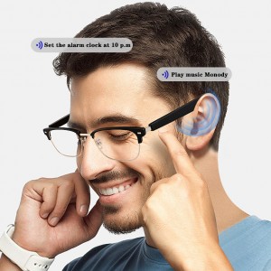 OEM&ODM New Audio blue light blocking Glasses Smart Headphone Glasses Wireless Bluetooth Sunglasses