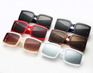 OEM&ODM Fashion Wide Frame Glasses Pc Frame Shades Sunglasses