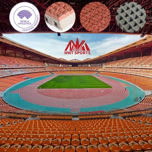 NWT Sports Professional World Athletics Certificate Prefabricated Rubber Running Track