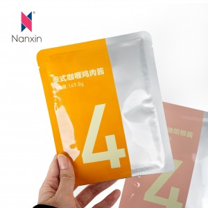 Aluminium Foil Bag Laminated Mylar Bags Smell Proof Open Top Heat Seal Flat Mylar Packaging Bag