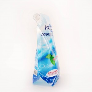 Washing Doypack Drink Stand Up Spout Pouch Plastic detergent Liquid bag