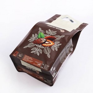 85g/3oz Flat Bottom Bag Heat Seal Coffee Bag With Valve