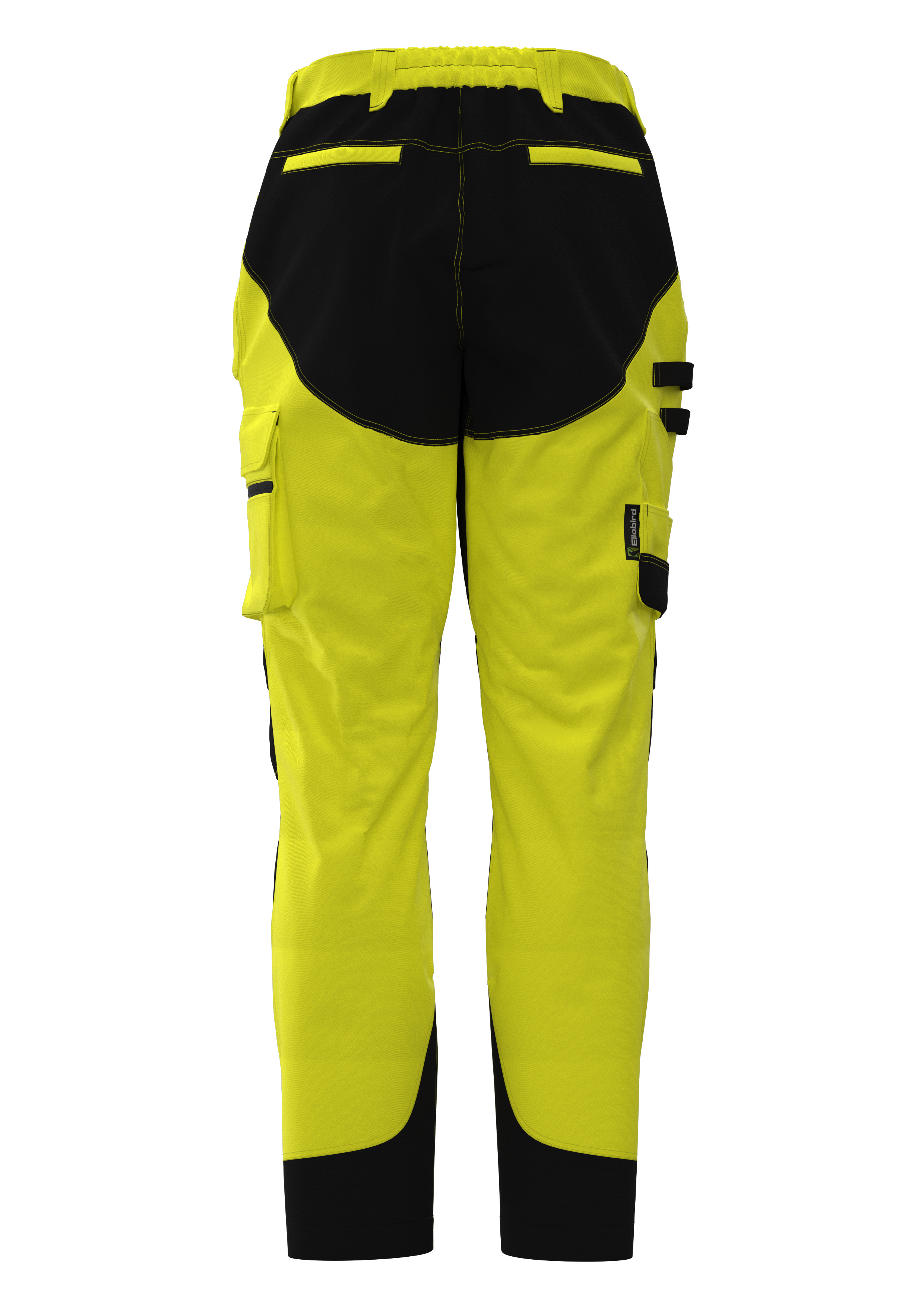 HANMEN Mens High Visibility Safety Reflective Pants Workwear Cargo Trousers  Work Casual Drawstring Elastic Waist Bottoms with Pockets Fluorescent  Green 2XL - Walmart.com