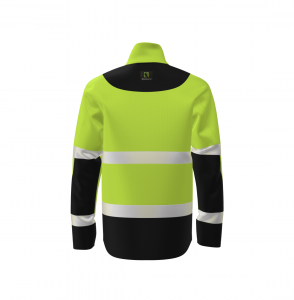 Reflective Softshell Work Safety EN20471 Class 3 Reflective Softshell Jacket for Men