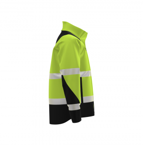 Reflective Softshell Work Safety EN20471 Class 3 Reflective Softshell Jacket for Men