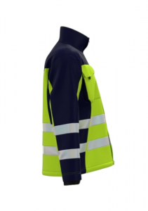OEM mens Hi-vis safety jacket Hi visiblity working jacket with 3M reflective tape around body and arms