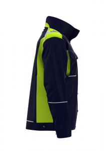 Working jacket with stand colloar