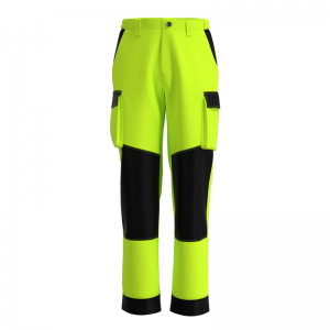 Factory Free sample Bibpants For Men - safety working trousers made of fluorescent twill – Ellobird