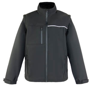 Innovative 2-in-1 Softshell Jacket with Zip-On-Off Sleeves