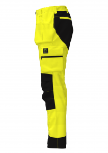 HI-VIS work trousers with  functional pockets