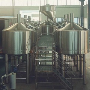 Factory wholesale Brew Kettles Used - 5000L four vessel brewhouse: mash, lauter tank, kettle, Whirlpool – Obeer
