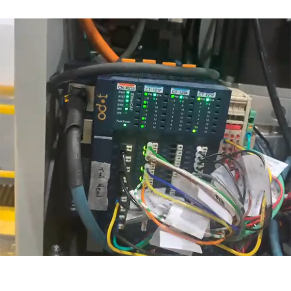 CNC test with CN-8033 EtherCAT protocol