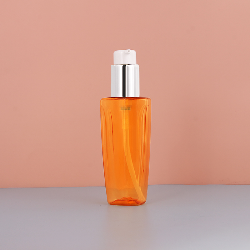 Custom Color 100ml T Shape Rectangular bottle for Hair oil lotion Empty Container
