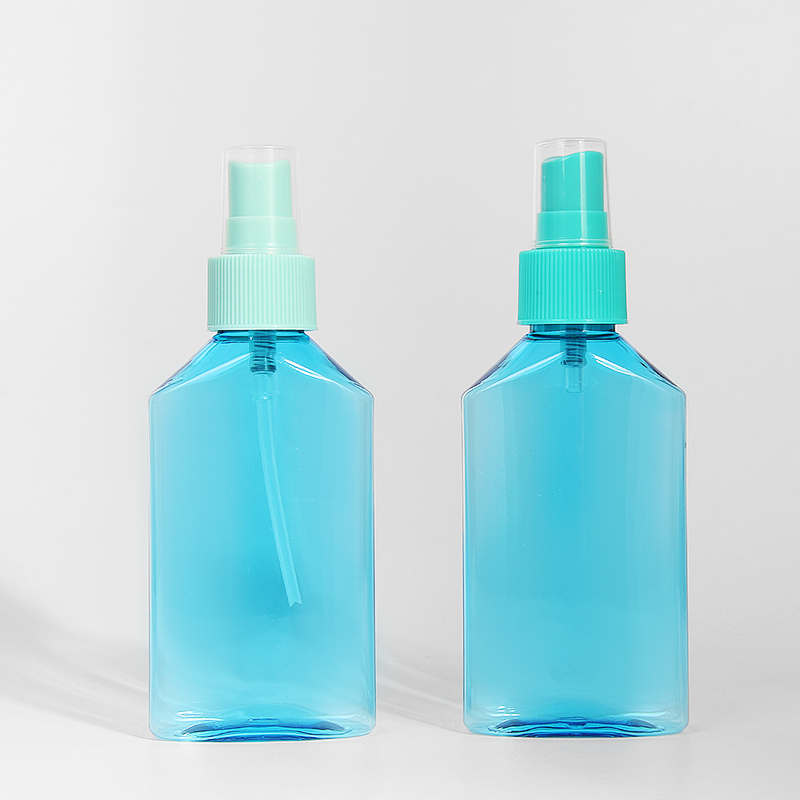 120 ml Flat Mist Spray Bottle PET Face Perfume Hair Bottles Plastic Cosmetic Packaging