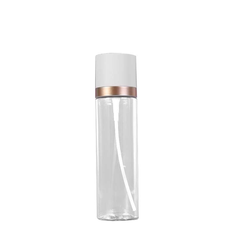 Wholesale 100ml 3.3 oz Cylinder Plastic Fine Mist Spray PET Bottle Toner Cosmetics Packaging Container