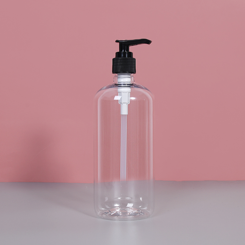 480ml 16 oz PET empty plastic bottle lotion pump shampoo body wash custom container