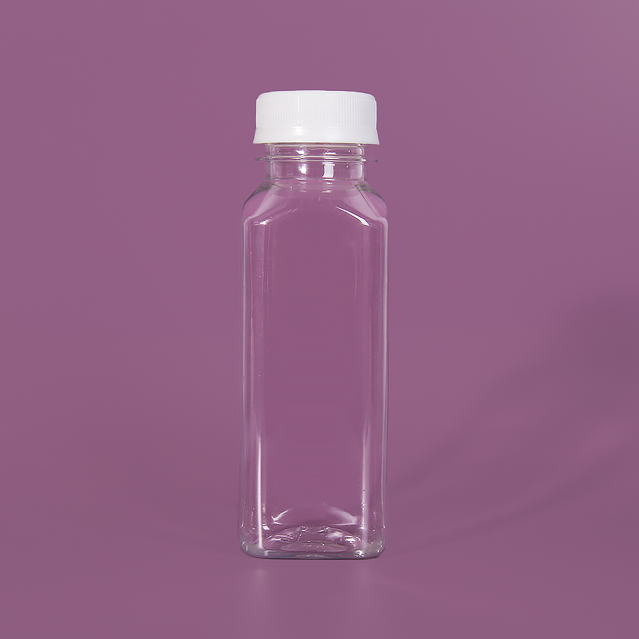 Wholesale 250ml square PET bottle screw cap lotion serum empty container