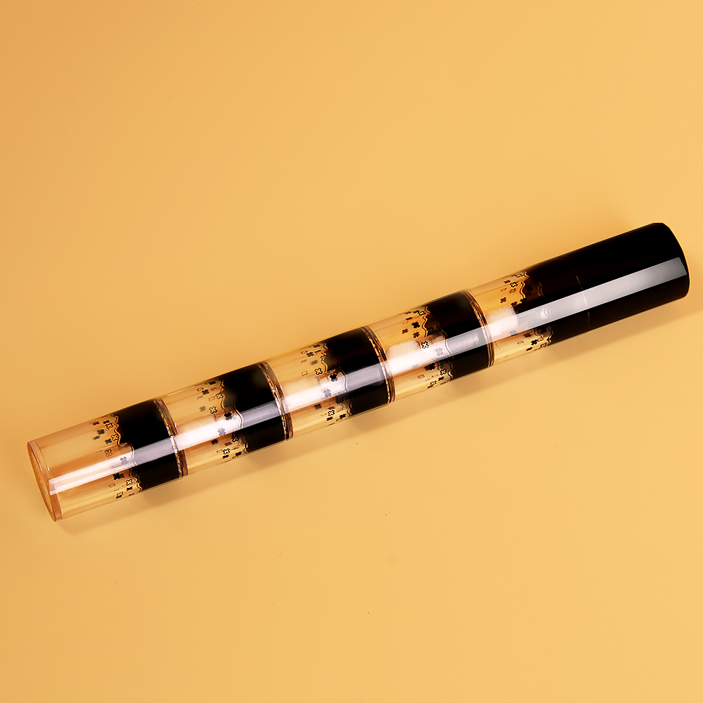 Makeup Packaging 7.5 ml PETG Plastic Cosmetic Transparent Stackable Lip Gloss Set Tube