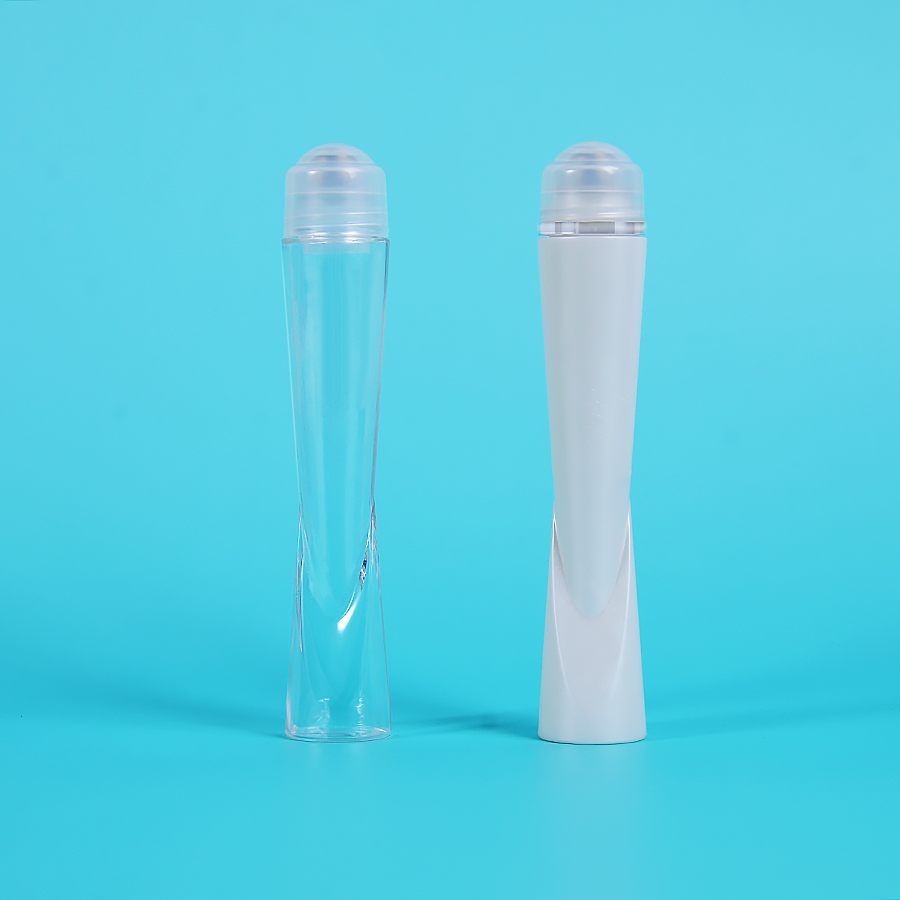High Quality 15ml PETG Plastic Cosmetic Transparent Roller On Bottle Cream Deodorant Empty Container