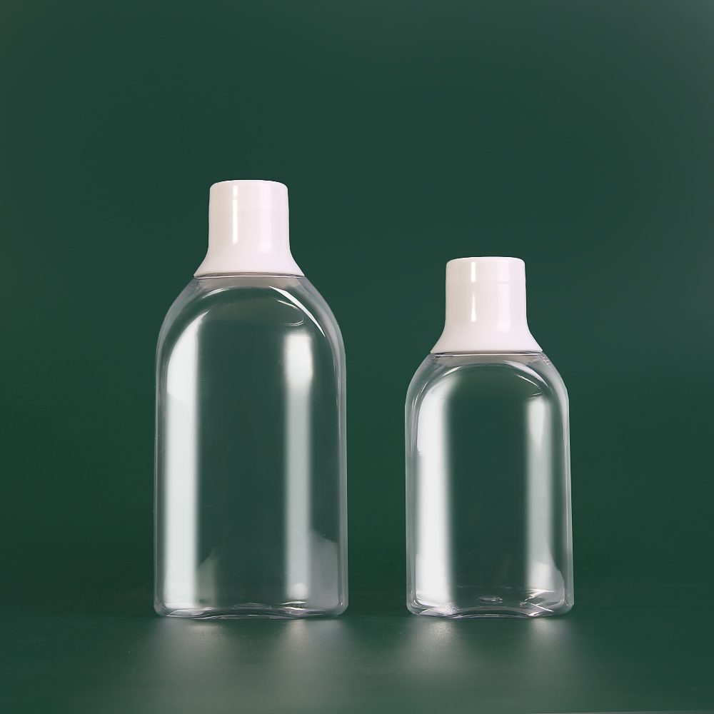 120ml 170ml Oval shape PET mouth wash bottle packaging