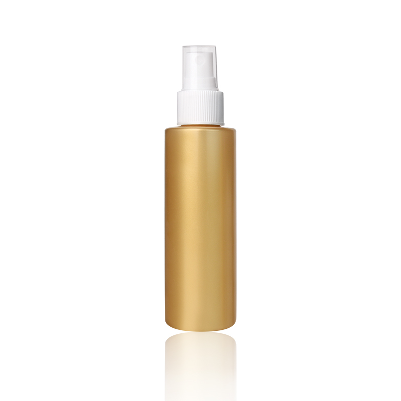 125ml Gold bottle mist sprayer pump packaging