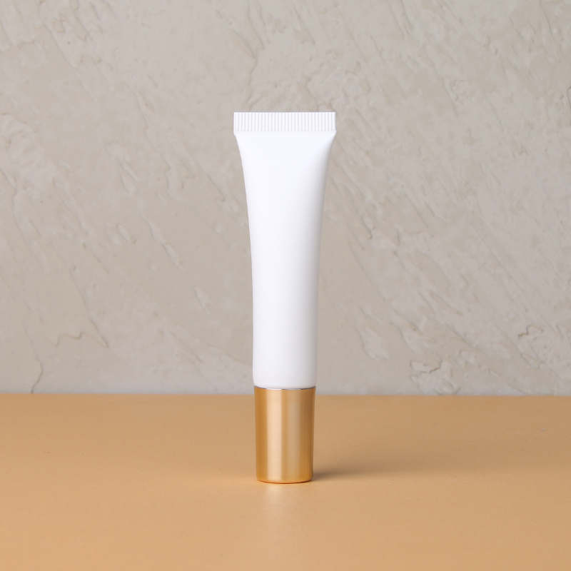 OEM 15 ml Nozzle round eye cream tube cosmetic hose skincare container