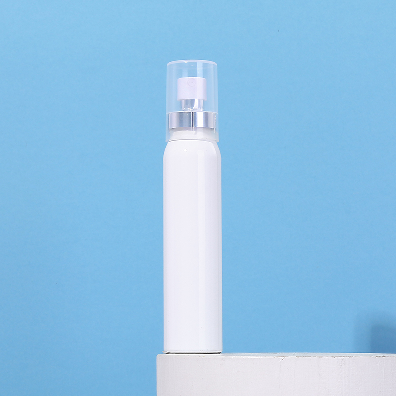 Wholesale Custom White 30ml Aluminum Atomizer Spray Bottle Recycled Cosmetic Bottles With Spray