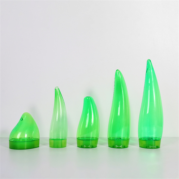 Green bottle Aloe Vera Gel  Moisturizing Hydrating  PET Packaging