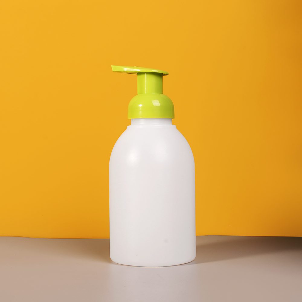 500ml Plastic Round Foam Pump Bottle Liquid Soap Hand Wash Empty Bottles