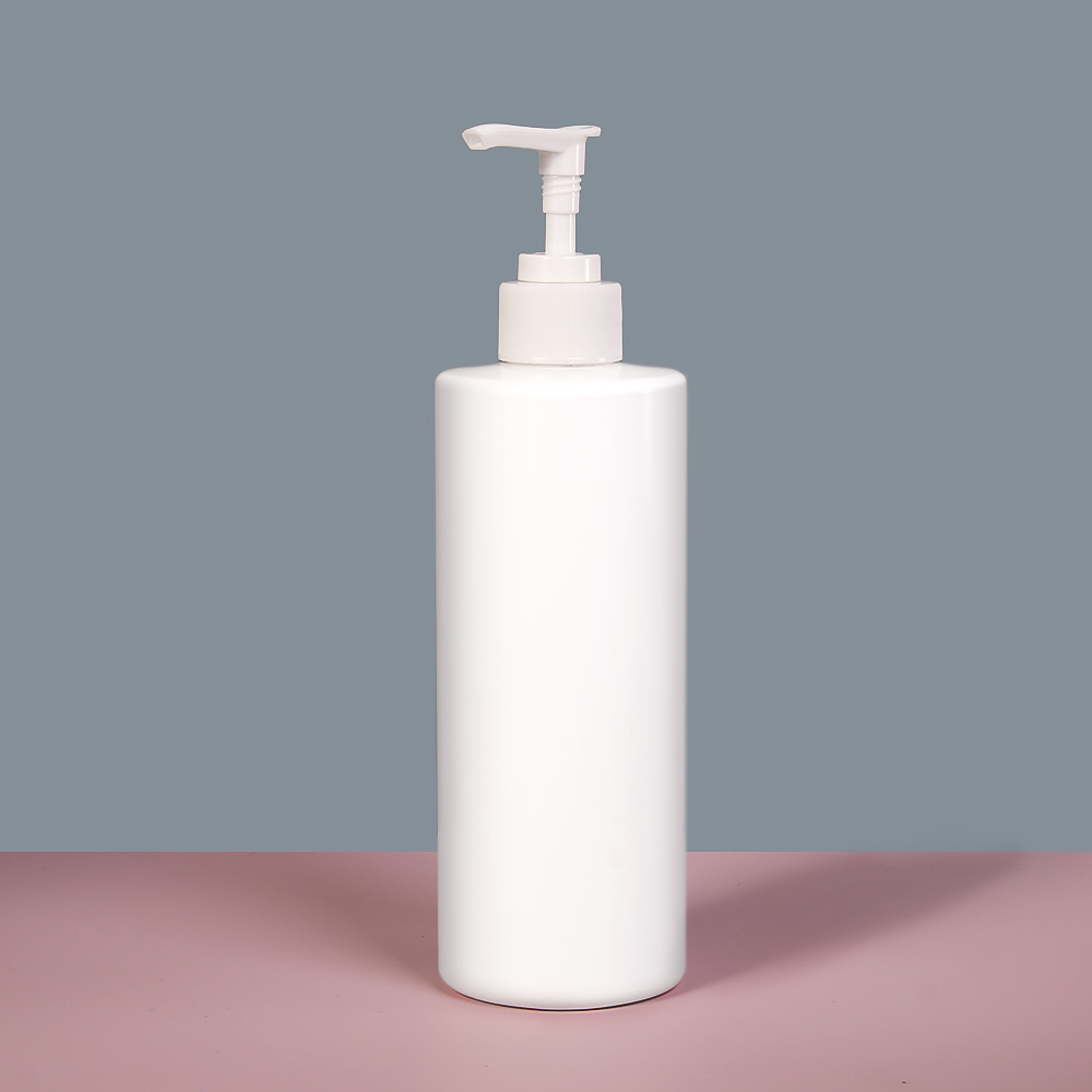 Custom Printing 400ml Flat Shoulder Plastic Lotion Bottle Shampoo Hand Wash Bottles Packaging