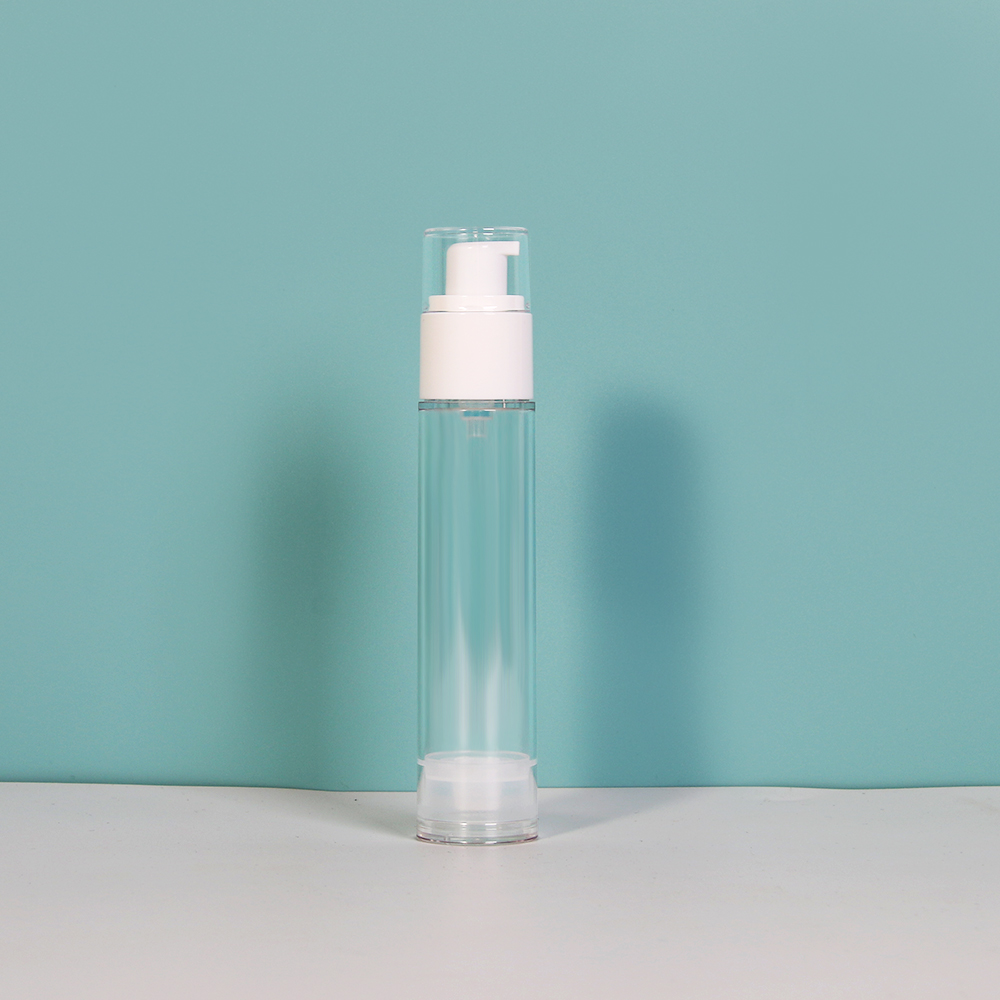 Wholesale packaging 50 ml 1.7oz Luxury PP Airless Pump Bottles for Serum Facial Cream