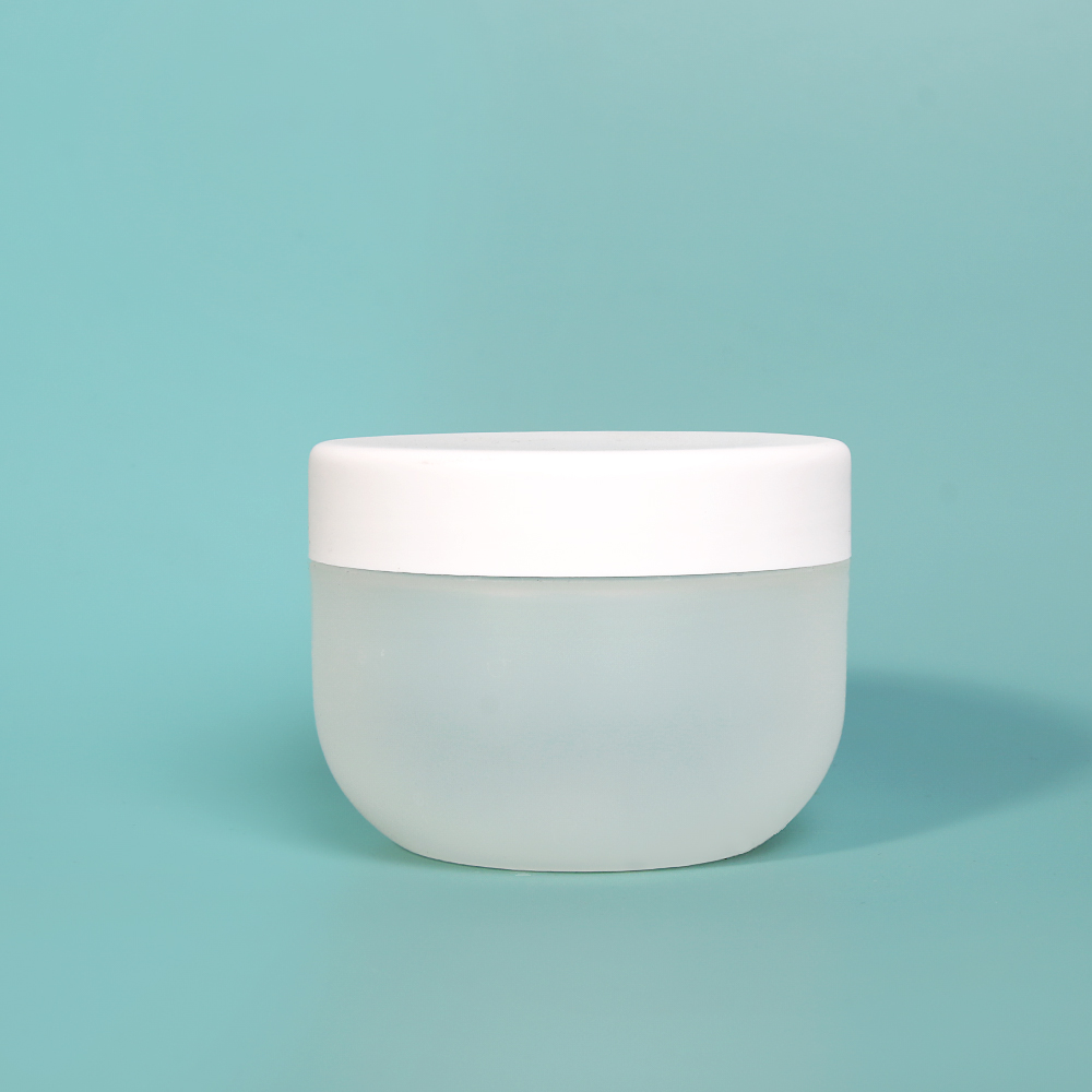 OEM 200ml Wholesale Plastic Bowl Shape PP Body Cream Jars for Body Scrub Cosmetic Container