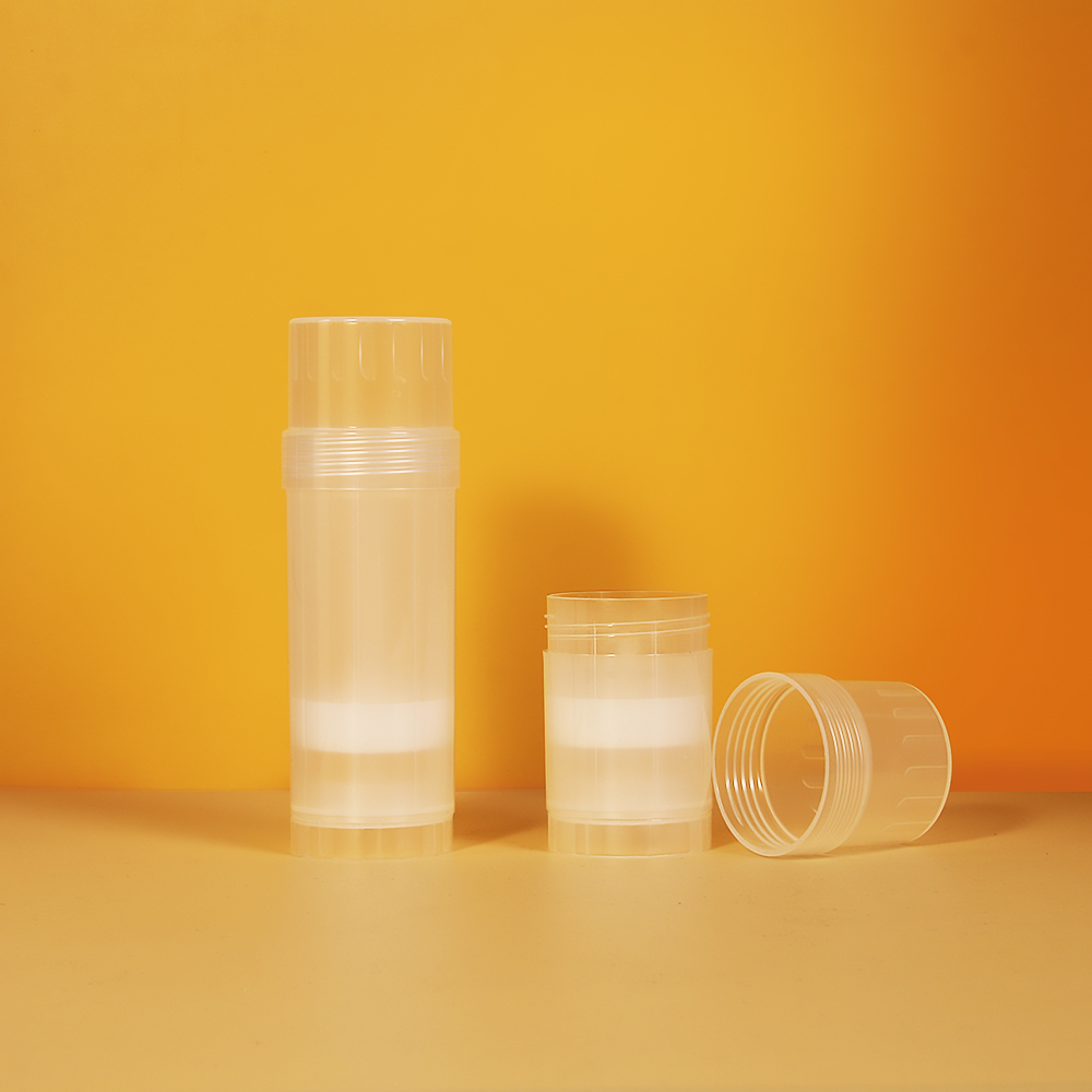 Round 30g 60g PP Plastic Twist Stick Solid Deodorant Balm Container Skin Care Empty Packaging