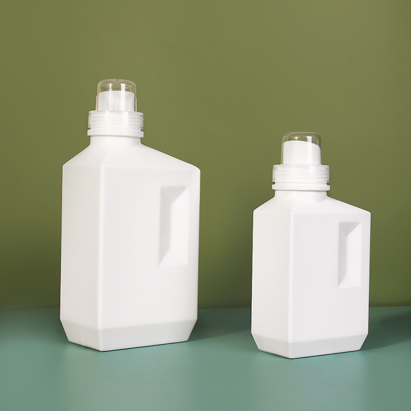 China BPA Free 500ml 1000ml Square Plastic Bottles Eco Acrylic