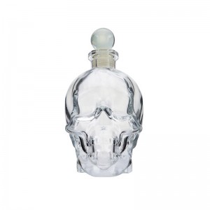 Customized skull Glass bottles
