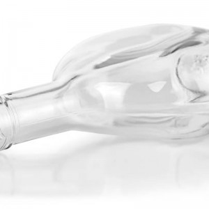 Unique shape Rum Glass bottle