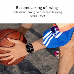 C60 Smartwatch 1,9-tums HD-skärm Bluetooth Calling Heart Rate Sport Smart Watch