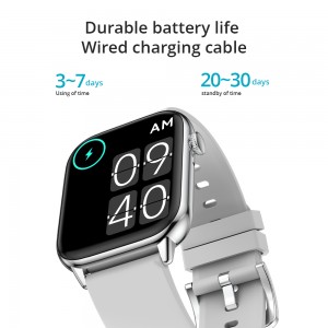 C60 Smartwatch 1.9″ HD ეკრანი Bluetooth დარეკვის გულისცემის სპორტული სმარტ საათი